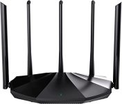 Tenda Rx2 Pro Wifi 6 Ax1500 Smart Wifi Router, Dual Band Gigabit Wireless Internet Wifi 6 Router, 5 * 6Dbi High-Gain Antennas, 3 Gigabit Lan Ports, Wpa3+Ofdma+Mu-Mimo (Black)