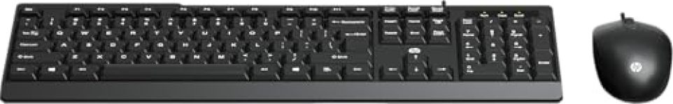 Hp Km120 Wired Mouse And Keyboard Combo (Ab3D0Aa)