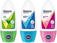 Rexona Aloe Vera, Shower Fresh, Powder Dry Underarm Roll On Deodorant Deodorant Roll-On  –  For Women(150 Ml, Pack Of 3)
