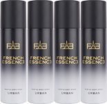 French Essence Luxury Urban No Gas Deo Body Spray With Long Lasting Fragrance (120 Ml Each) Deodorant Spray  –  For Men(480 Ml, Pack Of 4)
