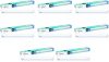 Wipro 10 Watt Led Tubelight Batten (Color-White/6500K,Size: 2 Feet)- Pack Of 8 10 W 54 Cm Tube Light(White, Pack Of 8)