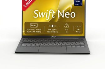 Acer Swift Neo Ai Pc Intel Core Ultra 5 125H – (8 Gb/512 Gb Ssd/Windows 11 Home) Sfn14-55 Notebook(14 Inch, Steel Gray, 1.25 Kg, With Ms Office)