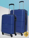Aristocrat Airstop Set Of 2 (Small 53Cm | Medium 63Cm) – Trolley Bag Cabin & Check-In Set 4 Wheels – 25 Inch