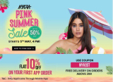 Nykaa Biggest Pink Summer sale is Live Get Upto 50% Off on beauty productsT&C : Only Applicable Through Mobile App