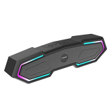 Blaupunkt Newly Launched Sba15 Gaming 16W Bluetooth Soundbar With 1200 Mah Battery I Gaming Rgb Lights I Turbovolt Charging I Aux, Bluetooth, Usb & Tws I Bt Speaker For Tv, Mobile, Pc, Laptops(Black)