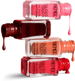 Renee Gloss Touch N03 Red Parade – Set Of 4 Nail Enamels, 5Ml Each N03 Red Parade(Pack Of 4)