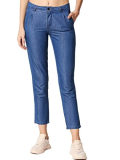 High Star Women’S Slim Regular Trouser (Wdtrs724_30_Blue