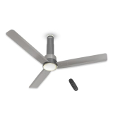 Havells 1200Mm Elio Prime Bldc Ceiling Fan | Remote Controlled, High Air Delivery Fan | 5 Star Rated, Upto 60% Energy Saving, 2+1* Year Warranty | (Pack Of 1, Slate Mist) Grey