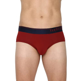 Van Heusen Men 4 Way Stretch Briefs – Body Defining Fit, Solid_30007_Tomato Red_S