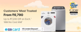 Flipkart : Washing Machine Starting at ₹6,790Apply Bank Offer For Extra 10% Discount