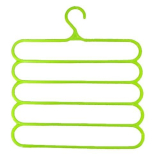 Atevon Plastic 5 Multilayer Hanger For Clothes Hanging, Hanger For Clothes Shelf, Cloth Hanger For Wardrobe, Multipurpose Hanger Organizer, 5 In 1 Magic Hanger For Wordrobe