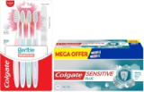 Colgate Sensitive Plus Toothpaste 70gm (Buy 1 Get 1) & Gentle Sensitive Toothbrush 4Pcs Toothpaste(140 g, Pack of 2)