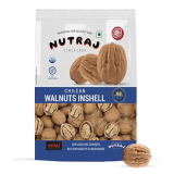 Nutraj Chilean Walnut Inshell 500G Pouch | Akhrot | Dry Fruits | Nuts | Grocery Items.