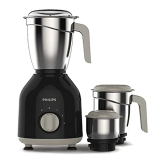 Philips Hl7756/00 Mixer Grinder 750 Watt , 3 Stainless Steel Multipurpose Jars With 3 Speed Control And Pulse Function (Black)