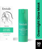Foxtale The Diva Over Night Glow Mask | Aha, Pha & Provitamin B5 | All Skin Types – 30Ml(30 Ml)