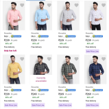 ROSETTE CASUAL SHIRTS UPTO 85% OFF STARTING at ₹239