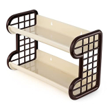 Cello Hong Kong Plastic Storage Shelf, Ivory Brown