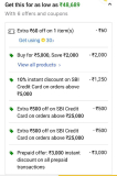 SONY 138.8 cm (55 inch) Ultra HD (4K) LED Smart Google TV on Flipkart at ₹47,689 (effective)