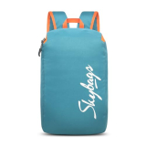 Skybags Casual Daypack 15L With Spacious Compartment, Webbing Grab Handle & Highlight Zippers Standard Backpack| Teal Blue | Klik