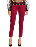 Us Polo Association Women’S Regular Pants (Uwtr0169_Red_32