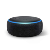 Echo Dot (Black) Combo With Syska 12W Smart Color Bulb – Smart Home Starter Kit