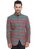 Showoff Men’S Fashion Casual Blazer Regular (Soblz055_Red L)