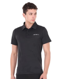 Vector X Omt-246 Men’S Polyester Polo T-Shirt Black