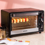 Borosil Prima 24 L Oven Toaster & Grill, Motorised Rotisserie & Convection Heating, 5 Heating Modes, Black