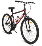 Geekay Hashtag Zxr 1.0 26T Single Speed Cycle – Black Red