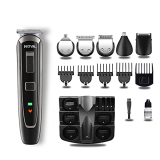 Nova Ng 1150 Cordless And Rechargeable Multi Grooming Trimmer For Men Runtime: 60 Mins (Black)