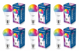 Crompton 9-Watt B22 Wifi Smart Led Bulb Compatible With Amazon Alexa And Google Assistant (Immensa Music Sync B22, Pack Of 6)
