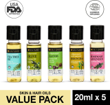 Soulflower Hair Growth Organic Oil Combo For Regrowth Hair Oil(100 Ml)