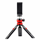 Digitek® (Dtr-200Mt) (18 Cm) Portable & Flexible Mini Tripod With Mobile Holder & 360 Degree Ball Head, For Smart Phones, Compact Cameras, Gopro, Maximum Operating Height: 7.87 Inch, Maximum Load Upto: 1 Kgs