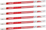Eveready Ultra Slim 20W 4Ft Batten | Highly Efficient |Surge Protection | 2 Year Warranty Straight Linear Led Tube Light(White, Pack Of 6)