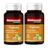 Baidyanath Triphala – 60 Tablets (Pack Of 2) | Ayurvedic Blend Of Amla, Haritaki & Baheda | Supports Digestion & Gut Health |