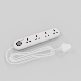 Crompton Powerbox Alpha Lite 4  Socket Extension Boards(White, 2 M)