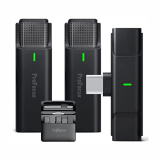 Profocus Smart Microphone For Android Users With Charging Case (Ep033A C-Type) C-Type, Plug & Play Dual-Channel Lavalier