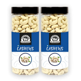 Wonderland Foods – Whole Raw Cashew (Kaju) W320-Grade 1Kg (500G X 2 Jar)