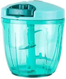 Ddecora 1000 Ml Stainless Steel Blade Dori Chopper,Quick Handy Chopper Xxl Size Vegetable & Fruit Chopper