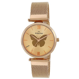 Maxima Attivo Collection Analog Rose Gold Dial Women’S Watch-O-66690Cmlr