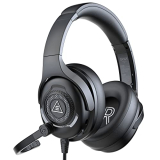 Eksa Aircomfy 263G Wired Headphones With Microphone – Computer Headset For Gaming, Pc, Ps4, Ps5, Laptop, Xbox, 50Mm Dual Chamber Drivers, Noise Cancelling Microphone, Lightweight Comfortable