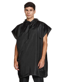 Amazon Brand – Symactive Water Resistant Polyester Poncho, Black