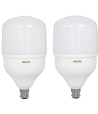 Philips Stellar Bright Base B22 50-Watt Led Bulb (Pack Of 2) (Cool Day Light) (High Wattage, Super Bright, Elegant Design)