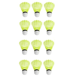 Spanco Badminton Shuttlecocks, Badminton Shuttlecock Pack Of 12, Stable And Sturdy High Speed Badminton Shuttles, Training Shuttlecock For Indoor And Outdoor Sports