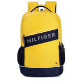 Tommy Hilfiger Zander Polyester 31L Laptop Backpack For Unisex – Yellow + Navy