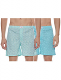 Diverse Men’S Cotton Slim Printed Boxer Shorts (Pack Of 2) (Dcmbscmsc09L35-418_Sky Blue_S)