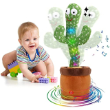 Graphene Dancing Cactus Talking Plush Toy With Wriggle & Singing Recording Repeat What You Say Funny Education Toys For Babies Children Playing