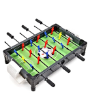 Rowan Foosball|Mini Football|Table Soccer Game|Indoor Game For Adults And Kids, Plastic, 27 Inches, Black