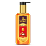 Bajaj Almond Drops Almond + Argan Hair Oil – 200Ml | Provides 3-Way Damage Protection | For Soft And Shiny Hair | Non-Sticky Formula | With Almond Oil & Argan Oil