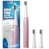 Winston Rechargeable Super Sonic Electric Toothbrush High-Frequency Vibration 3-Cleaning Modes With Upto 30 Day -Ipx7 Waterproof